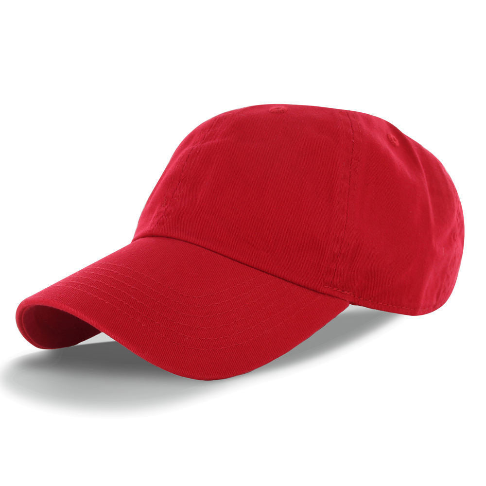 Low Profile Polo Cap Color Red