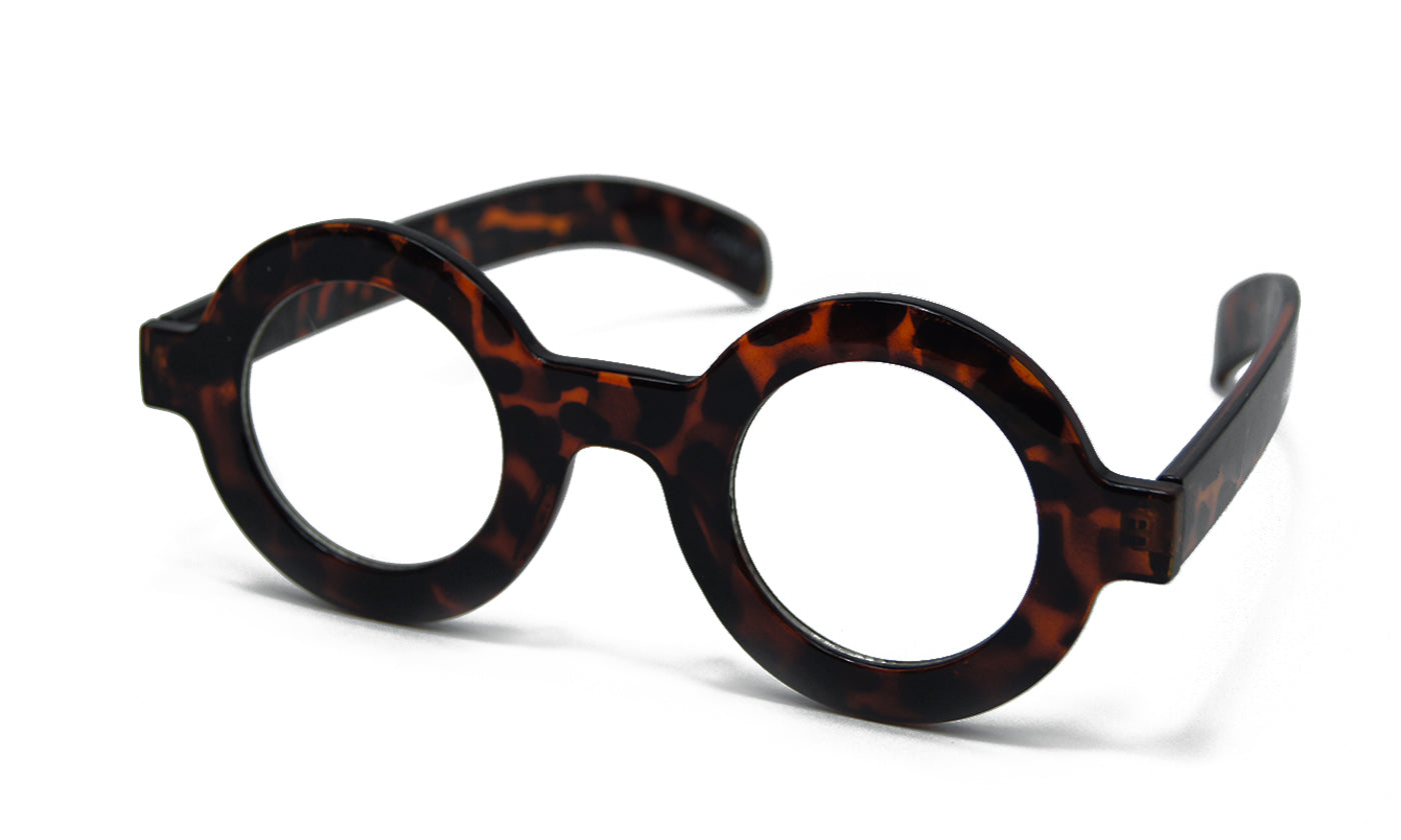 Blanca Unisex Designer Totally Round Sunglasses Clear Lens