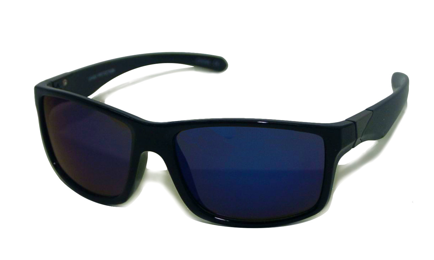 Online shop for Walter Designer Black Frame  Mirrored Polarized  Sunglasses 