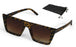 Shop online Walter Flat Top Sunglasses Retro Designer Square Gradient Lens