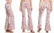Yoga Pants for Women Blanca Basics Pink Floral Flare  