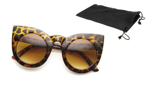 Online shopping for Round Pointed Cat Eye Sunglasses