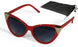 Blanca 50S Vintage Womens Pointed Rhinestone Cat Eye Sunglasses 7411