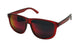 Walter Large Flat Reflective Large Horn Rimm Sunglasses- UV400