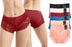 Blanca High Waisted Lace Accented Boxer Briefs (3 Pack)