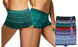 Blanca Women's Seamless Spandex Stripes Boyshort Panties (6 Pack) LP0232SB