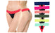 Blanca Lace-Waist Polyester Thong Panties (12 Pack)
