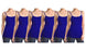 Berry Blue Navy Women's Slimming Camisoles with Adjustable Straps (6-Pack)