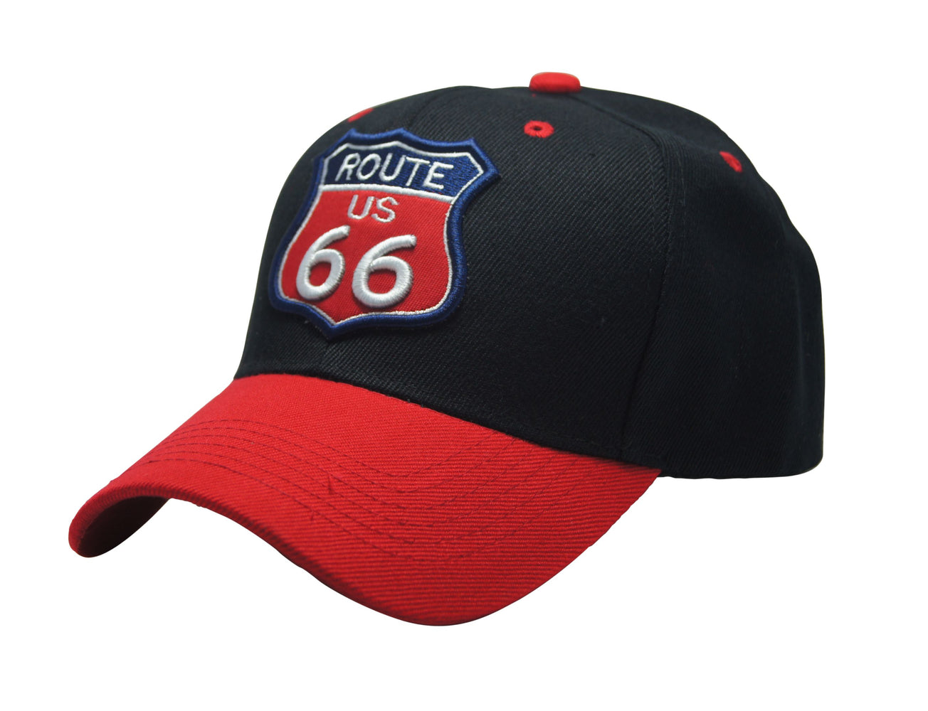 "Famous Route 66" 3D Embroidery Emblem