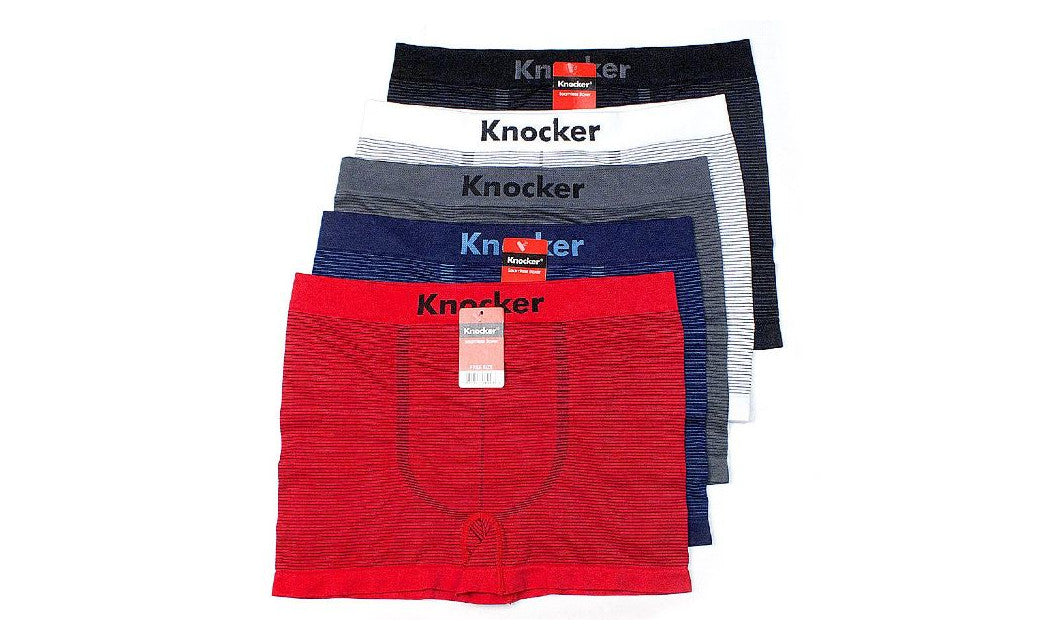 Knocker's Men Athletic Seamless Boxer Briefs (12 Pack) U PINNED