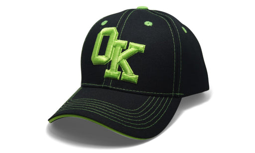Oklahoma Black n Neon Green